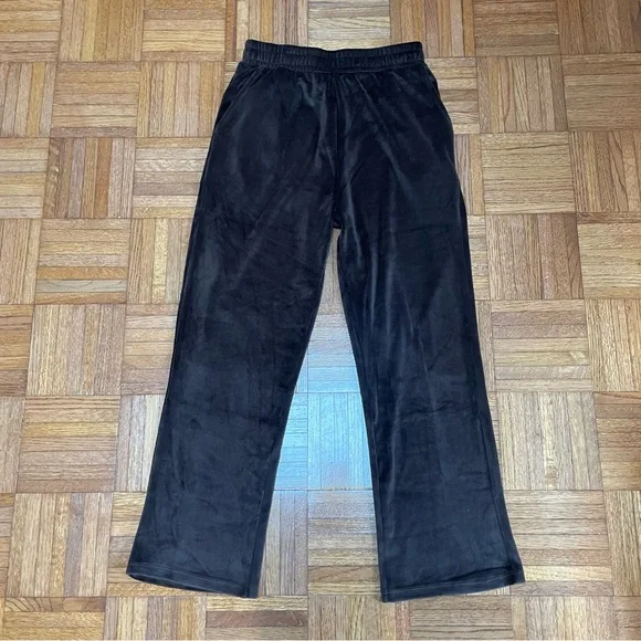SOLD Brown Soft Velour Pants - Picture 2 of 5